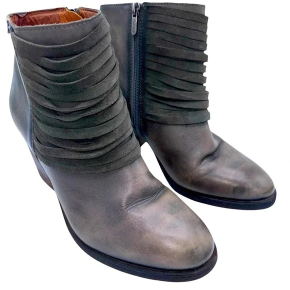 Pikolinos Ladies Boots Booties Gray Brown like new size 40 (9.5) - Picture 1 of 10